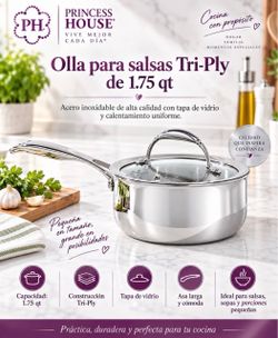 Princess House Tri-ply 1.75 Sauté Pan