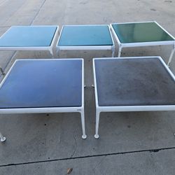 Vintage Richard Schultz Coffee Tables By Knoll Mid-century Modern Patio