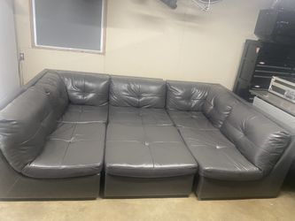 Grey Sectional. Bought Less Than 4 Months Ago