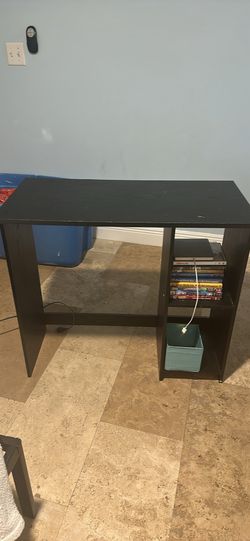 Desk and side table