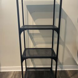 2 IKEA Fjallbo Metal Shelving Stand - Modern Industrial Style!