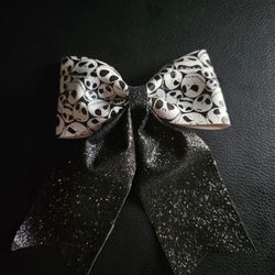 Nightmare Before Christmas Hair Bow Hair Clip