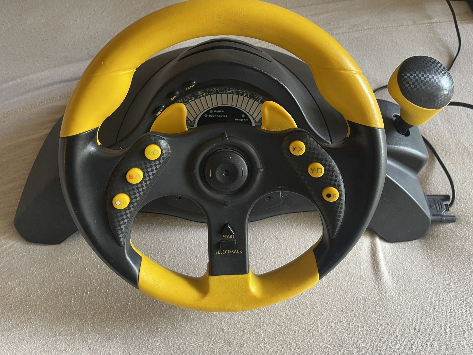 ๐น๏ธ Mad Catz MC2 Racing Wheel & Pedals โ PS2, Xbox, GameCube