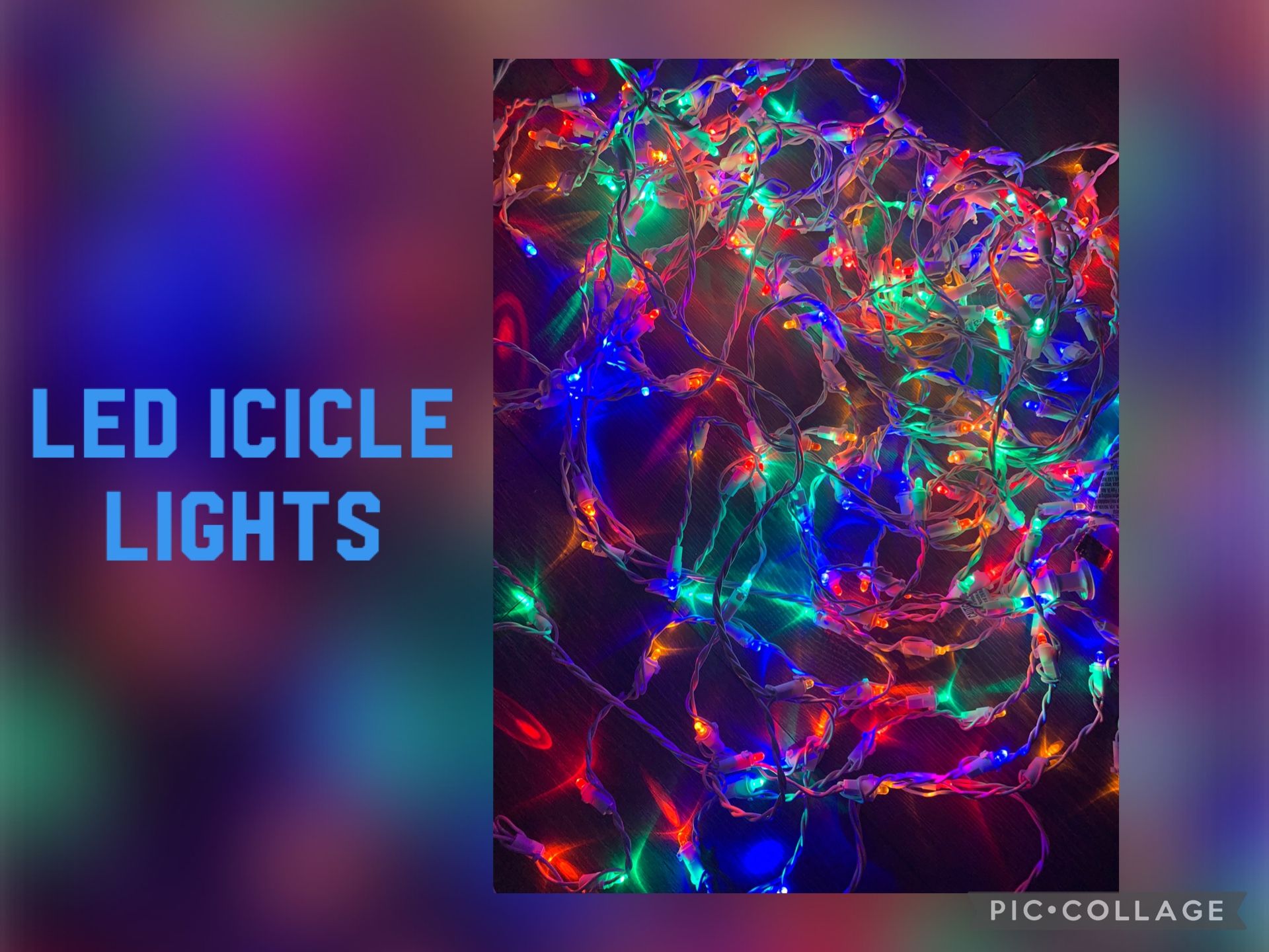 LED Christmas Icicle Lights