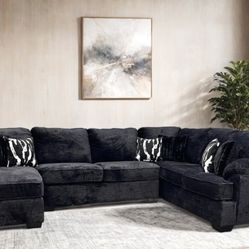 Black Large Sectional