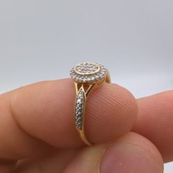 10k Italian gold With 0.10 ct of Diamond. Take it Financed Without Credit paying $79 Fee. We are Physical Jewelry