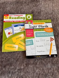 Kindergarten Reading & Sight Words Workbook Bundle – Evan-Moor & Carson Dellosa