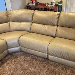 Flexsteel Henry Zero Gravity Power Reclining Sectional – Leather
