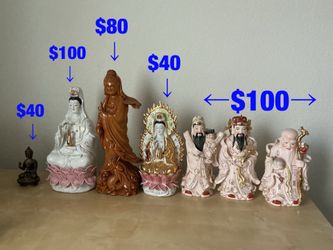 Asian Religious Statues  -  prices  vary