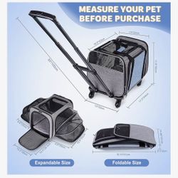 Brand New Pet Carrier On Wheels 