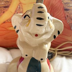 Antique elephant lamp