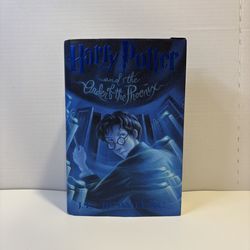 hardcover edition  Harry Potter and the Order of the Phoenix by J.K. Rowling.