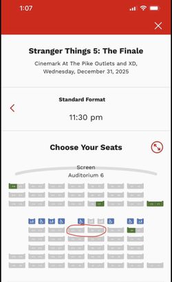4 PRIME TICKETS for 12/31 Stranger Things 5: The Finale in Theaters