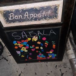 Magnetic Chalk Note Board