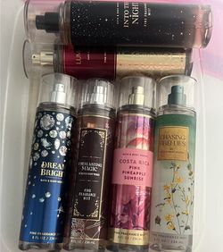 bath & body works perfumes body mists 