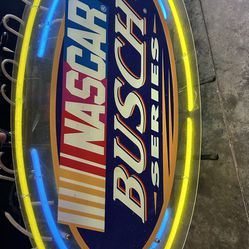 NASCAR Bush Series Neon Sign 