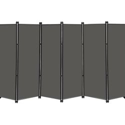 6 Panel Folding Privacy Screen 9ft Wide
