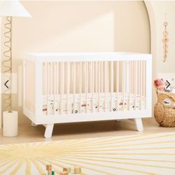 Babyletto Hudson 3-in-1 Convertible Crib with Toddler Bed Conversion 