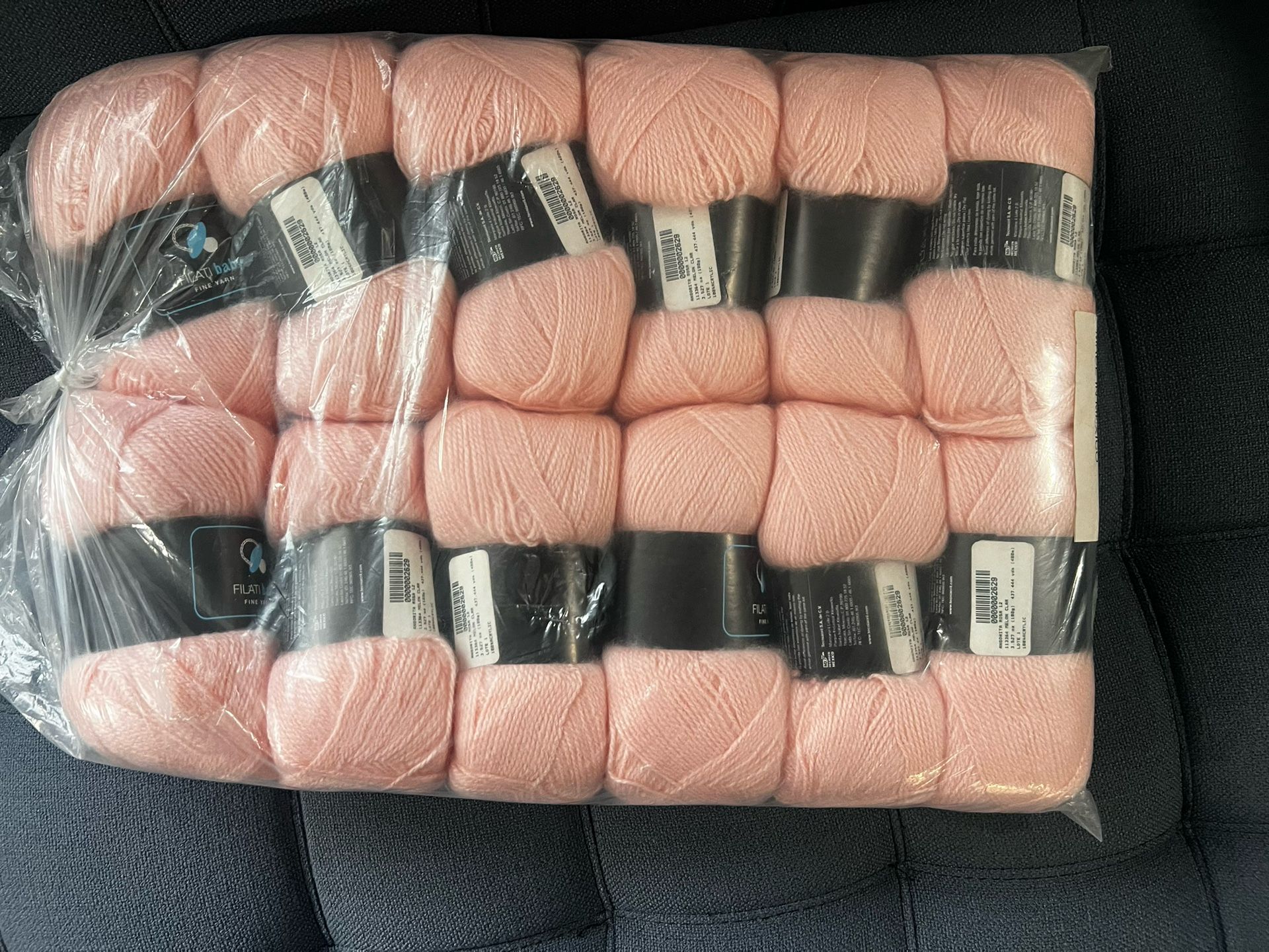 Bag Of 12 Skeins Of Yarn