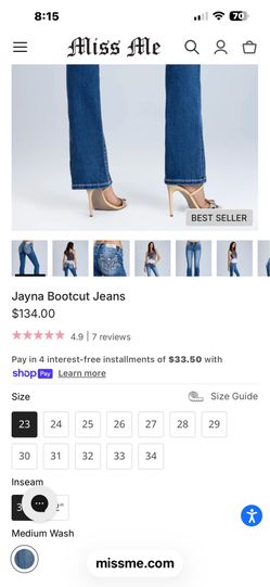 Miss me and Grace in LA jeans