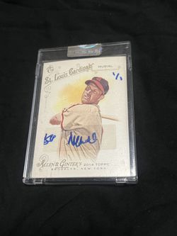 Stan musial Auto 