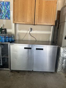 Delfield double door refrigerator commercial under-counter cooler