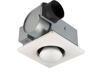 Broan-NuTone 162 Type IC Infrared Single-Bulb Ceiling Heater with Fan, 1, White