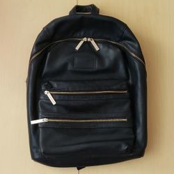 The Honest Company Vegan Leather City Backpack Diaper Bag