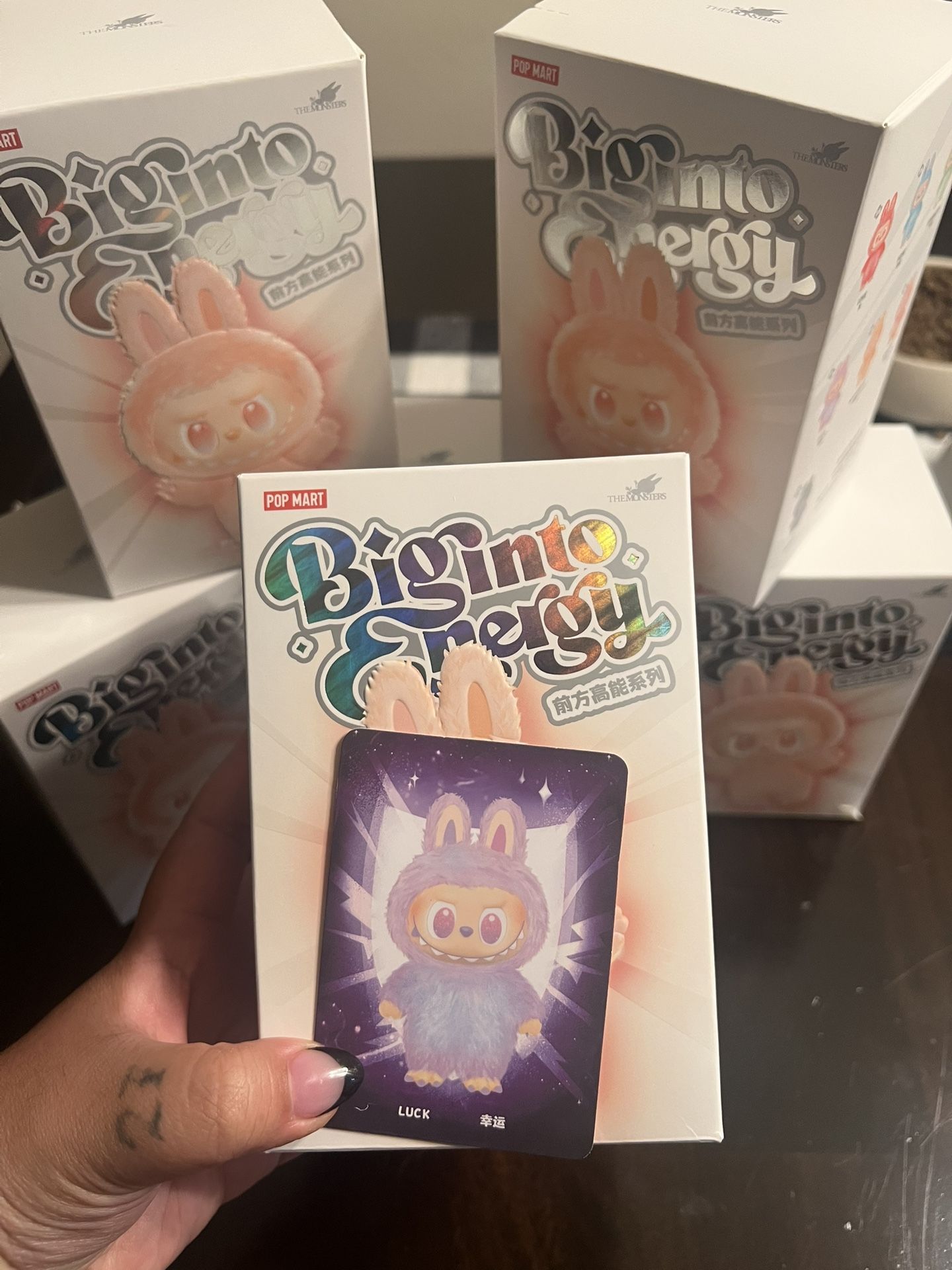 Big into Energy Labubu (luck)