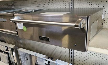  Viking 30 inch wide stainless steel warming drawer