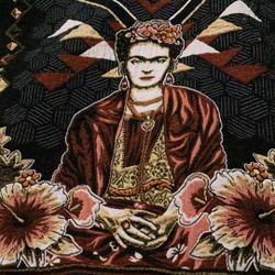 Gorgeous Vintage Hand Made Frida Kalo Gavan S/M  Has A Hoodie Too 