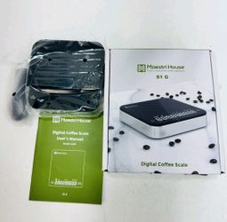 Maestri House S1 G Mini Digital Coffee Scale.  New 