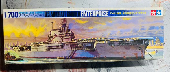 Tamiya Aircraft Carrier Enterprise MISB Water Line  1/700