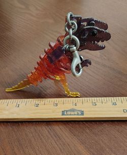 COACH REXY Skeletal Keychain Bag Charm COACH T-REX PLUM Multicolor