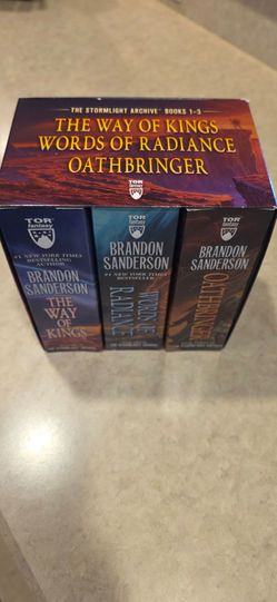 The Stormlight Archive by Brandon Sanderson, Books 1-3