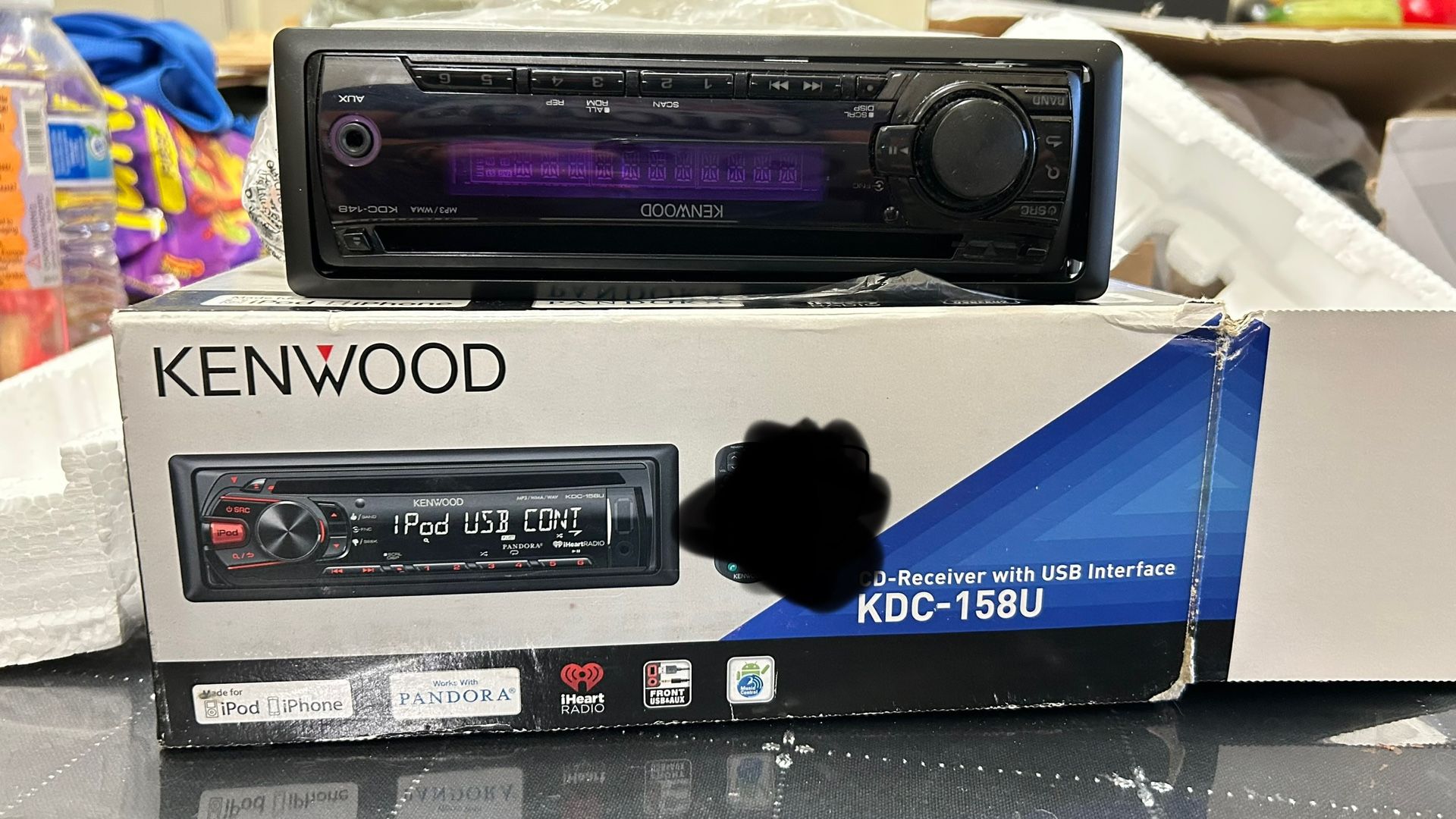 KENWOOD Car Stereo CD-Receiver With USB Interface