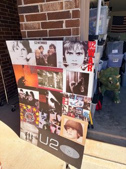 U2 Album Cover Collage – Music Wall Art / Display – $75