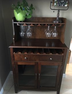 Bar Cabinet with Storage