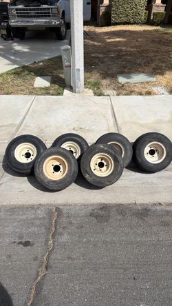Six Golf Cart tires, free 5452 nectar ave hemet