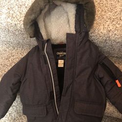 Oshkosh boys winter coat 24 month Excellent Condition