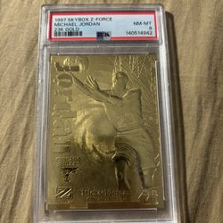Michael Jordan gold card PSA graded