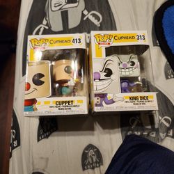 Cuphead Funko Pops Cupet And King Dice