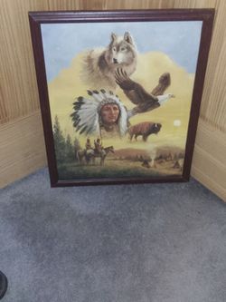 Native American Art Print "Hang or Frame As Is"
