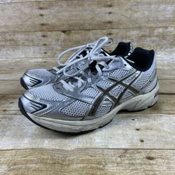 ASICS Gel-1130 Men's 10.5 Silver Black Mesh Synthetic Low Top Running Shoes