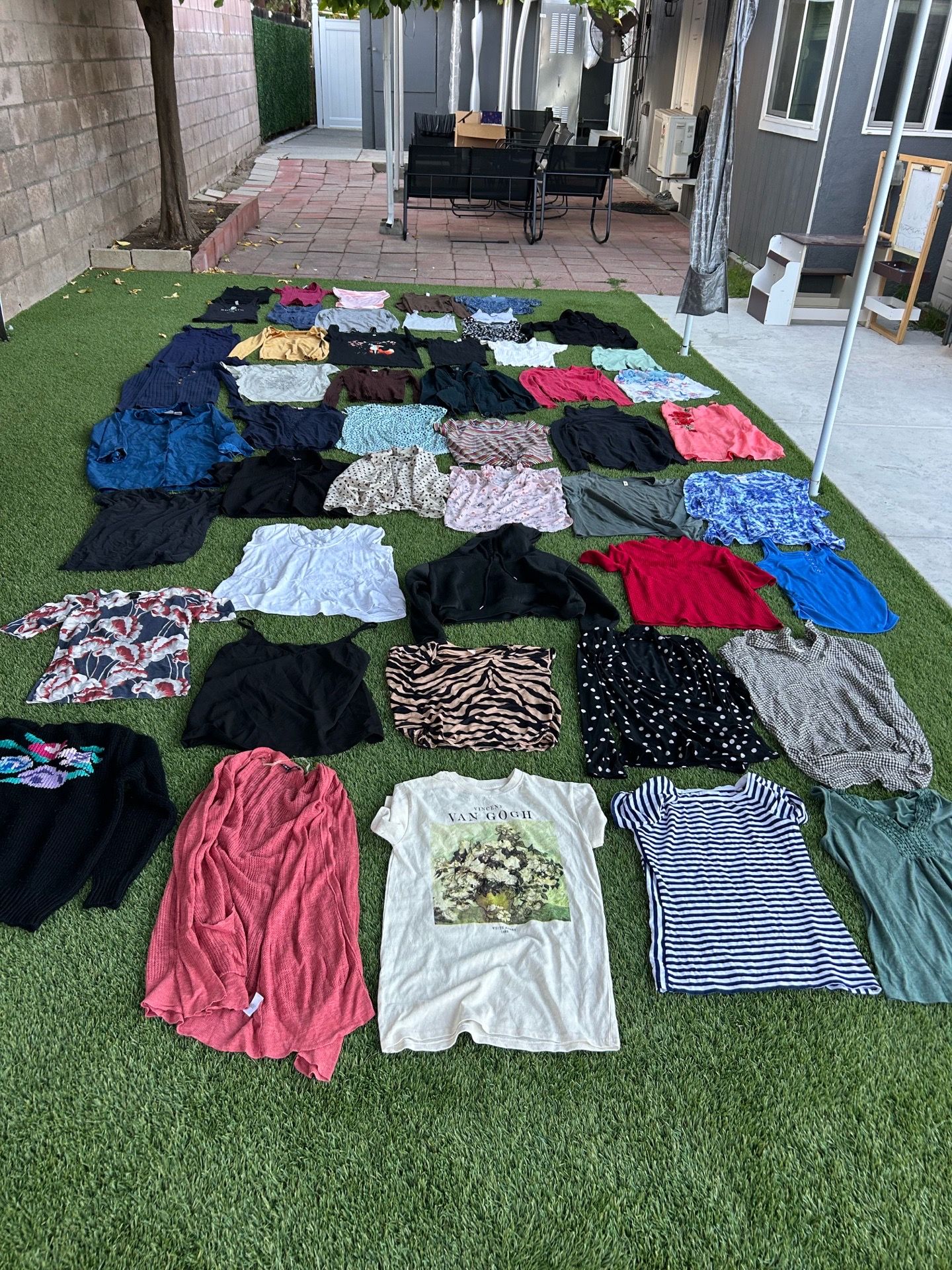 Less than $1 piece Huge women’s lot bundle clothes size small 50 pieces all in very good condition $30 firm