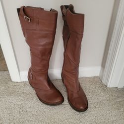 Winter Brown Leather Boots