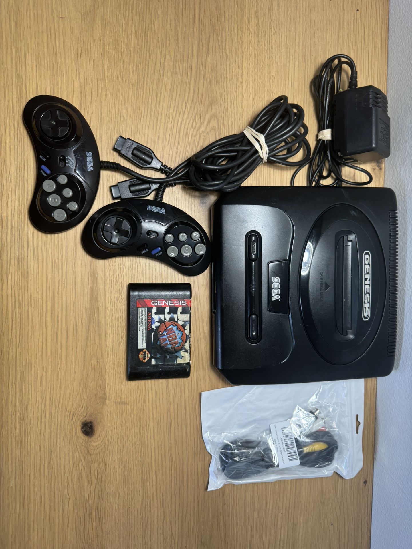 Sega Genesis, Two Controllers And NBA Jam