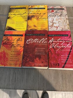 Folger Shakespeare Library Books Set of 6