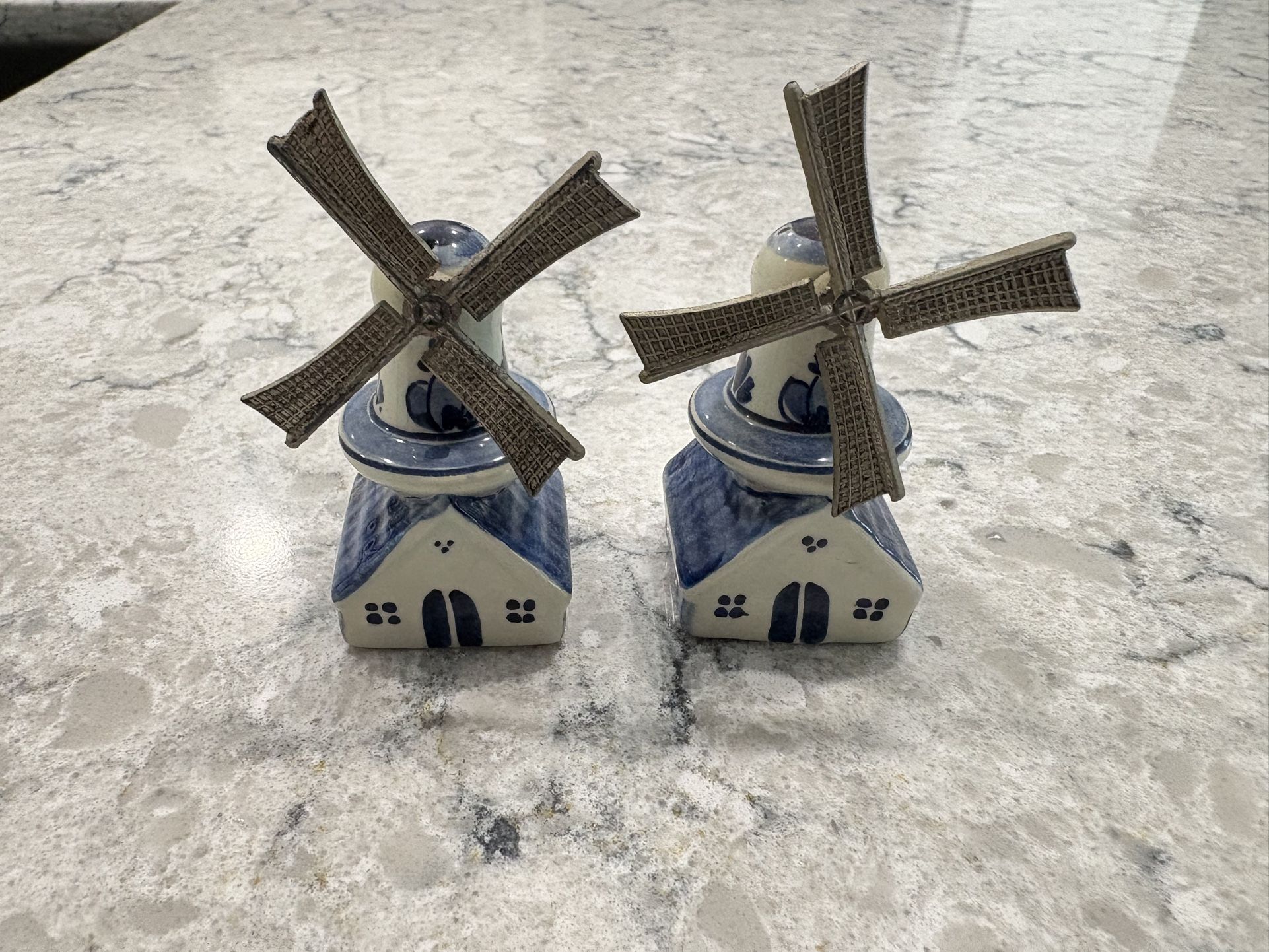 Delft Windmill Salt and Pepper Shakers