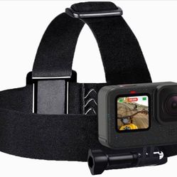 Sametop Head Strap Mount Compatible with GoPro Hero 13, 12, 11, 10, 9, 8.